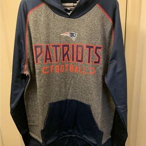 NWT Men's Fanatics New England Patriots Chiller Fleece Hoodie (L) - Athletic fit